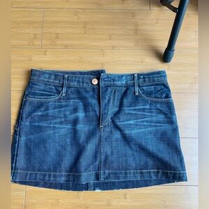 Jeans mini skirt